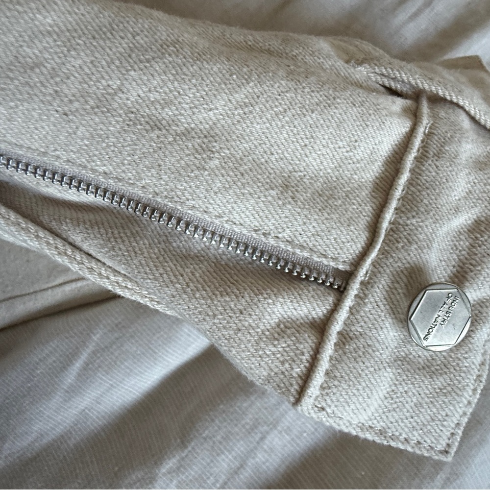 Men's Cream Straight Jeans - Picture 6 of 6